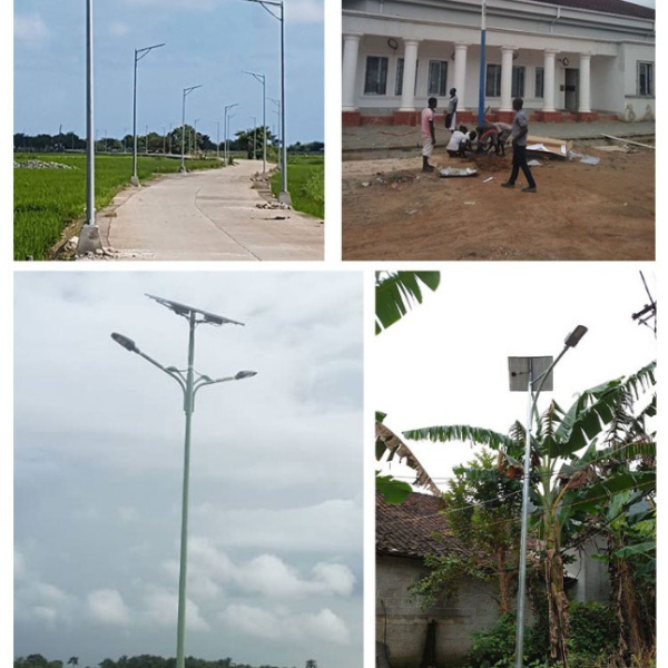 Q235 Steel Solar Street Light Poles 6-12MeterQ235 Steel Solar Street Light Poles 6-12Meter